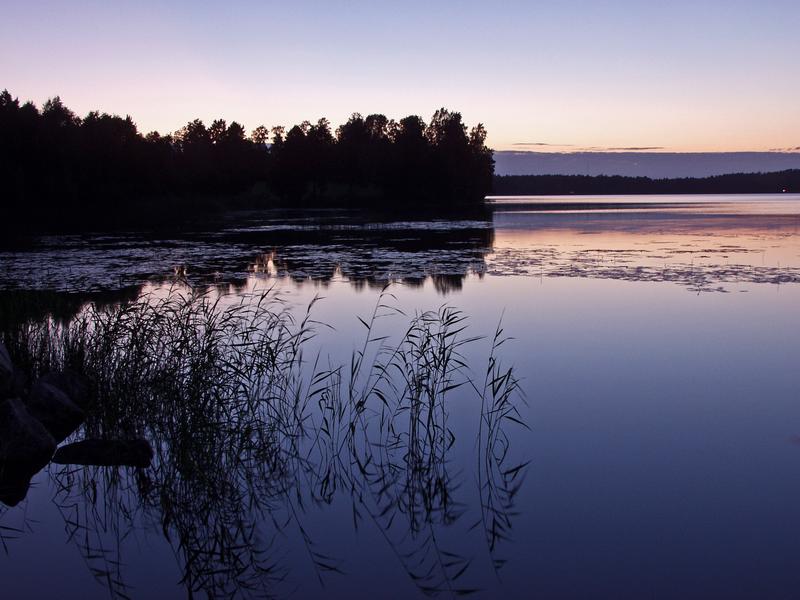 A quiet lake Rusutjrvi