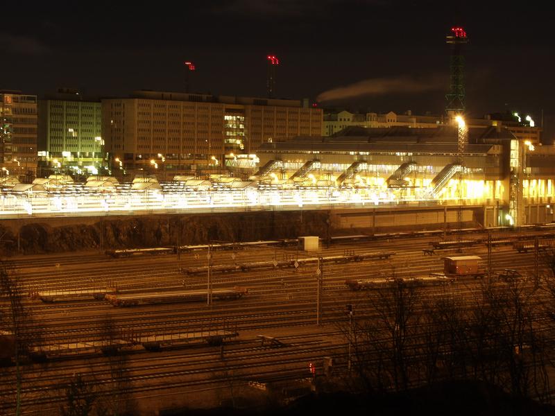 Pasila railway station and yard