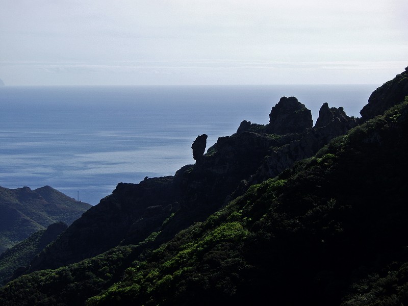 Stone formations in a valley