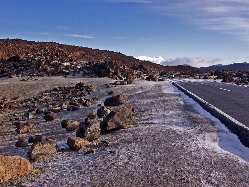 A road in the moon scenery