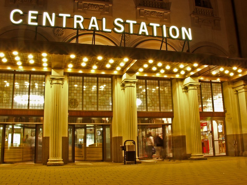 Central railway station at Stockholm