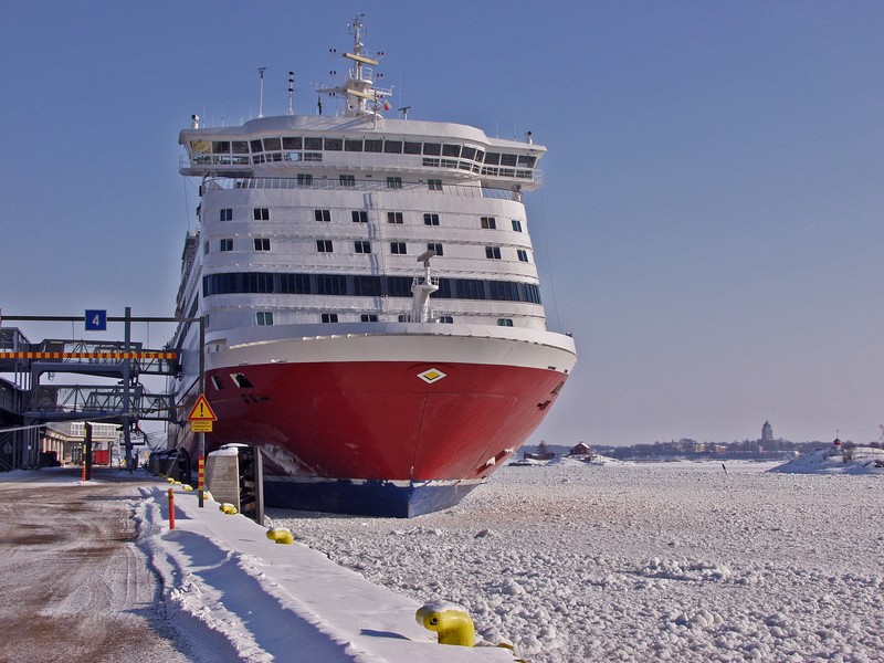 A ferry in the South port