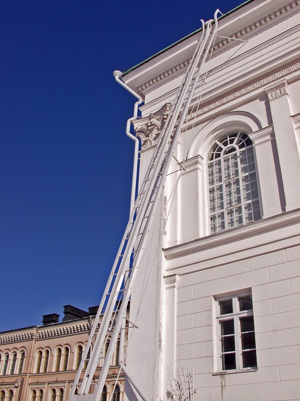 The cathedral's bell tower