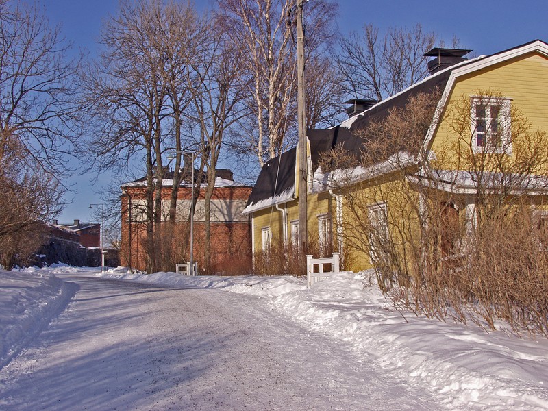Tyypillinen nkym Suomenlinnassa