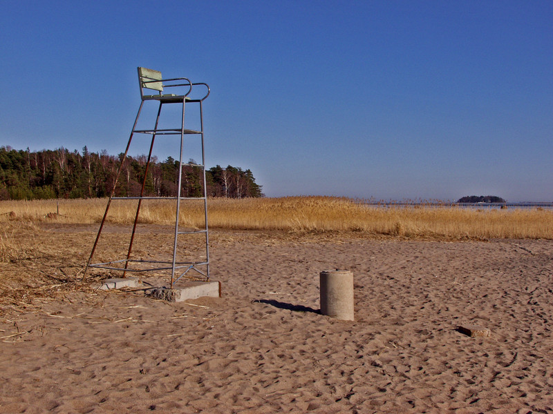 Waiting for the swimming season