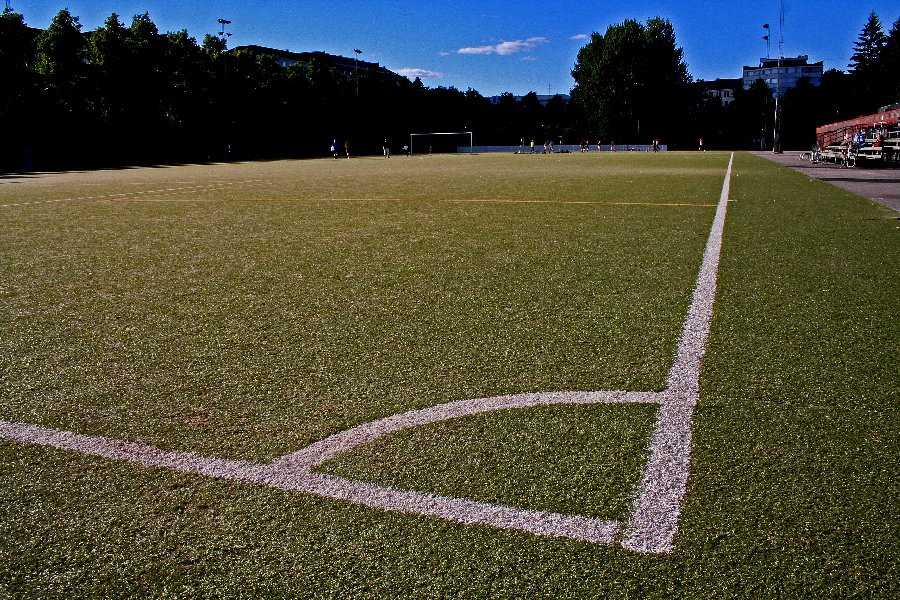 Artificial lawn at Brahe field