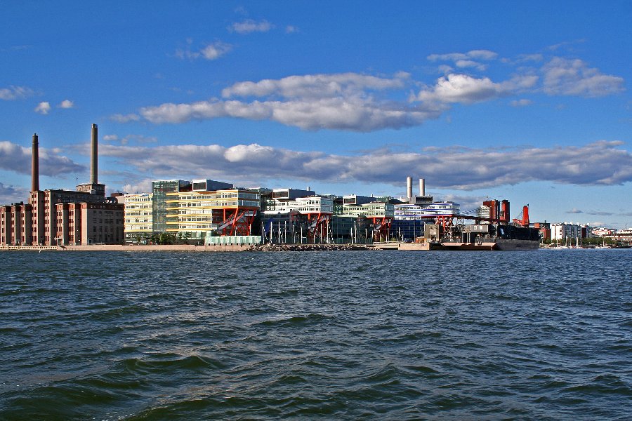 Ruoholahti from the sea