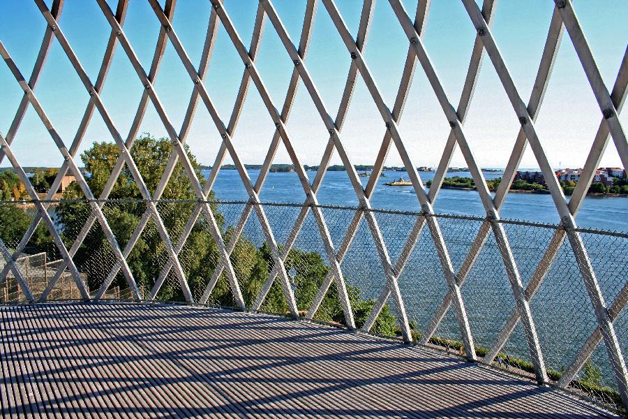 Kruunuvuorenselk from Korkeasaari outlook tower
