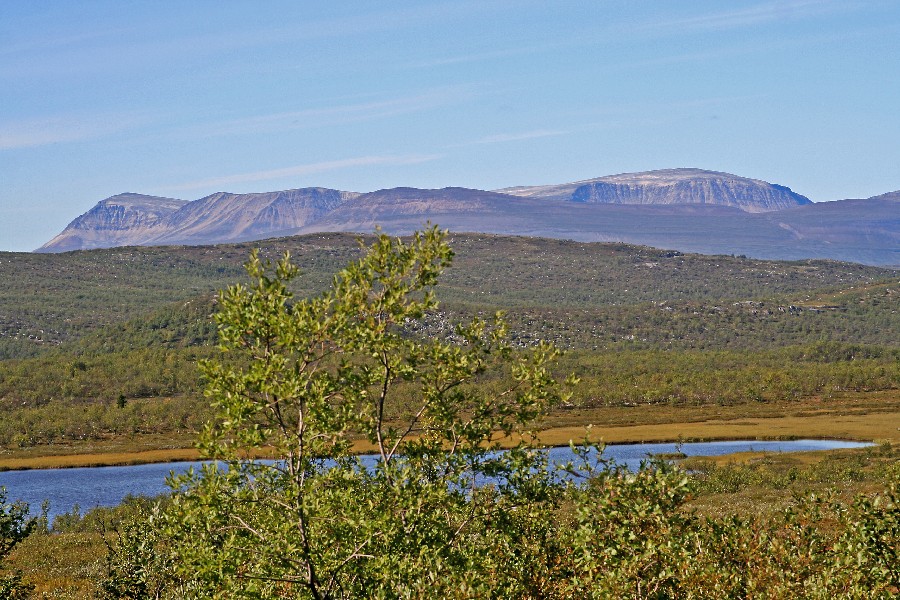 Scandinavian mountains in northern Norway