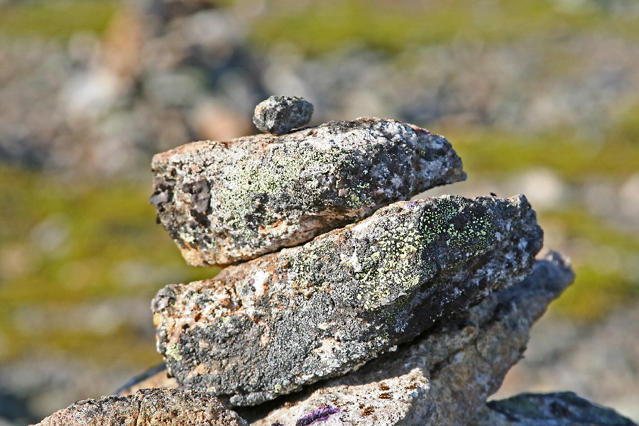 Stones atop a nordic mountain