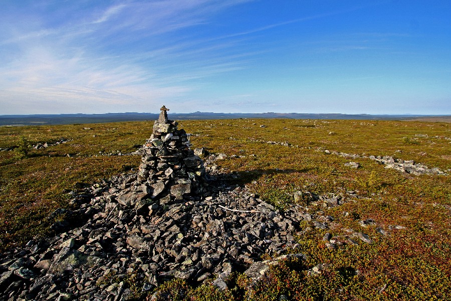 Stone pile atop Kuskoiva