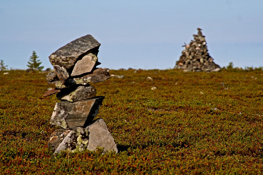 Stone piles atop Kuskoiva