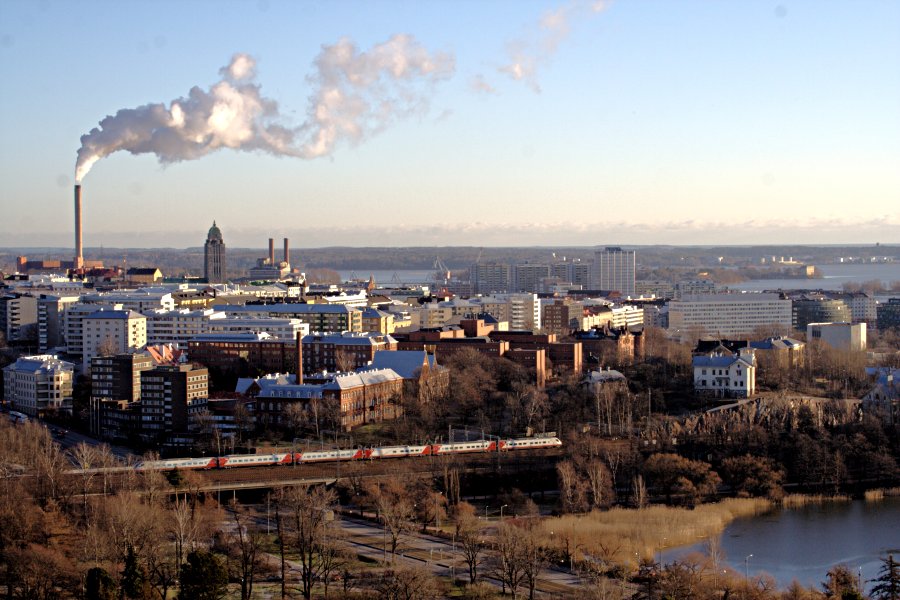 Tlnlahti bay bottom and districs of Kallio and Hakaniemi