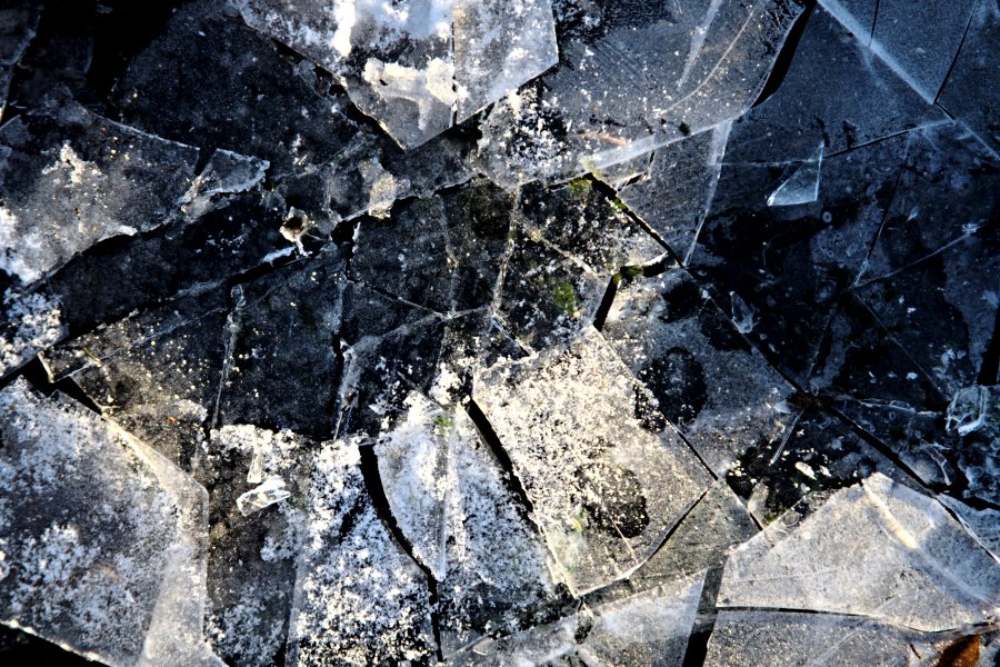 Broken ice