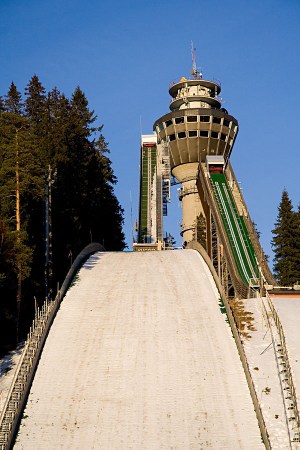 Kuopio ski jump towers and Puijo tower