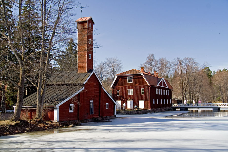 Historical industrial milieu at Strmfors