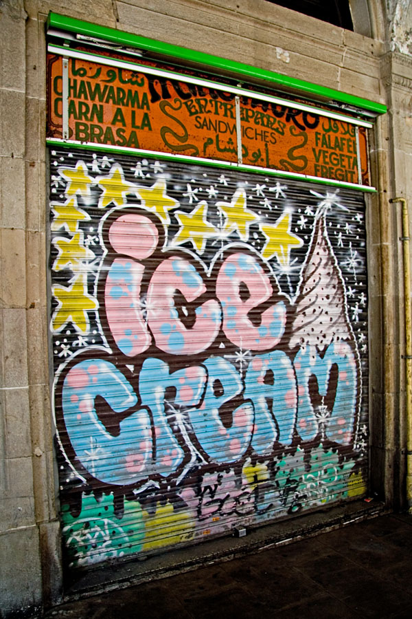 Ice cream graffiti