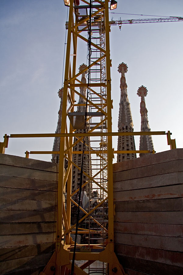 Construction at Sagrada Familia