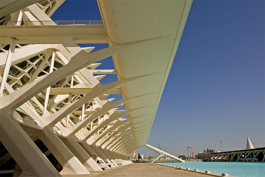 Architecture at the Valencia science museum