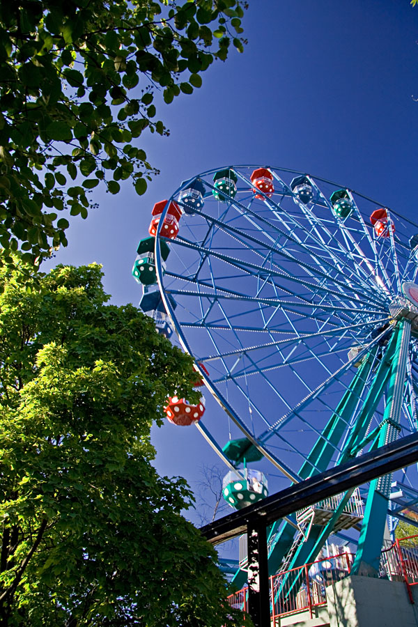 The ferris wheel at Linnanmki 