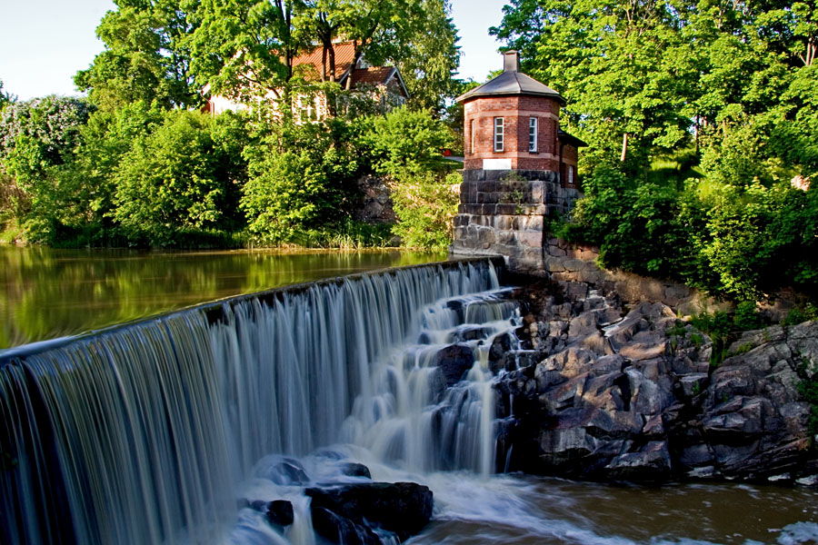 Waterfall at Vanhankaupunginkoski