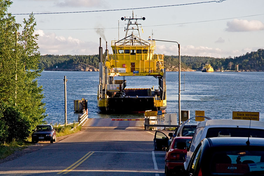 The ferry between Parainen and Nauvo
