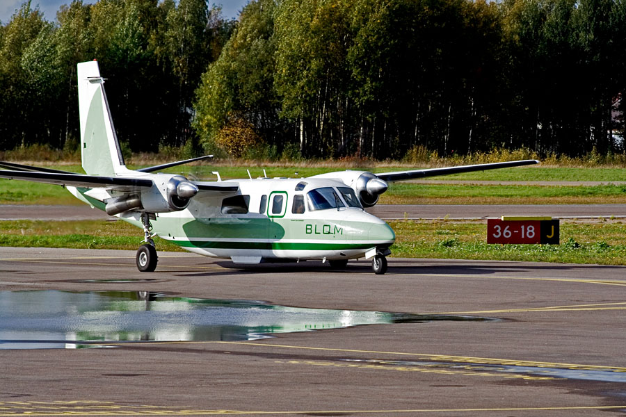 Rockwell 690A Turbo Commander (OH-UTI), owned by FM-Kartta Oy