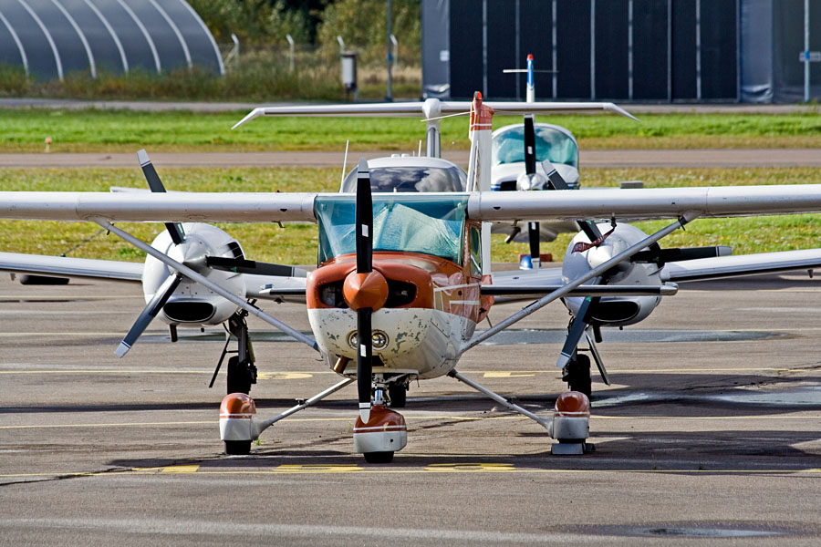 Aircraft neatly aligned