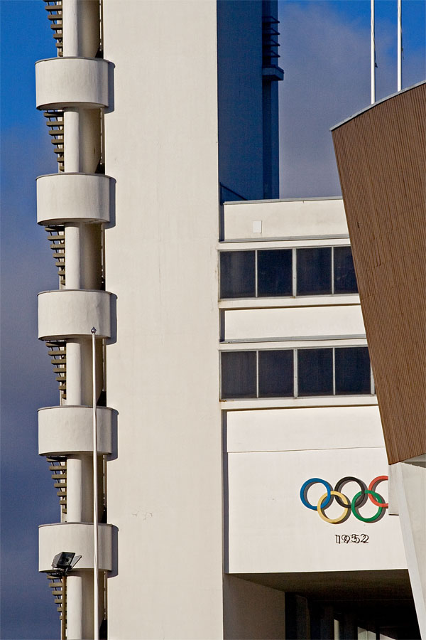 Lowest floors of the olympic stadium tower