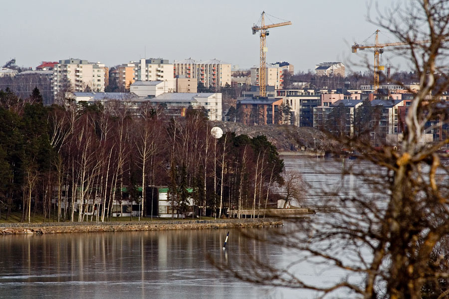 Kulosaaren rantaa ja Herttonieme