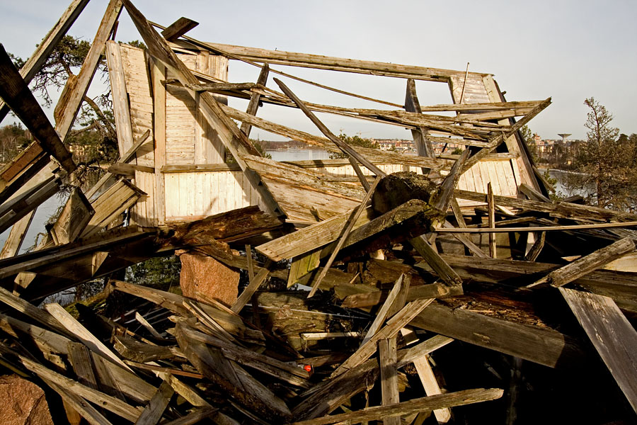 Remains of a villa at Kruunuvuori