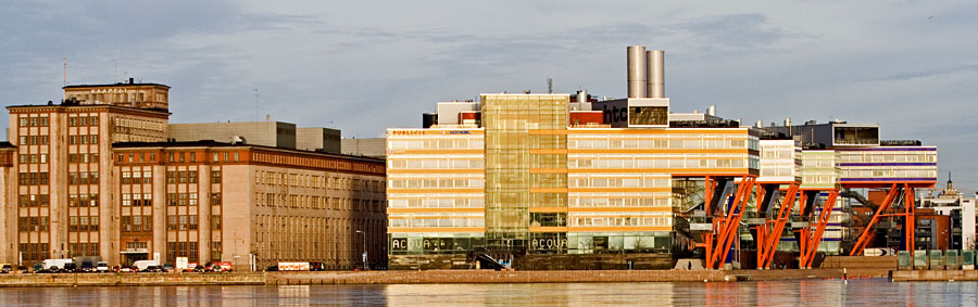 Kaapelitehdas (old cable factory) and HTC Ruoholahti