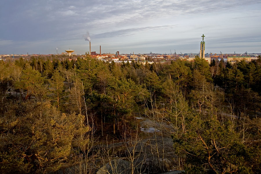 Maisema Myllykallion nktornista itn