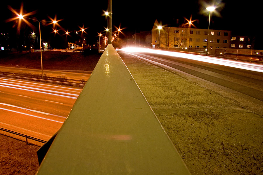 Katajaharjuntie street crosses Lnsivyl highway