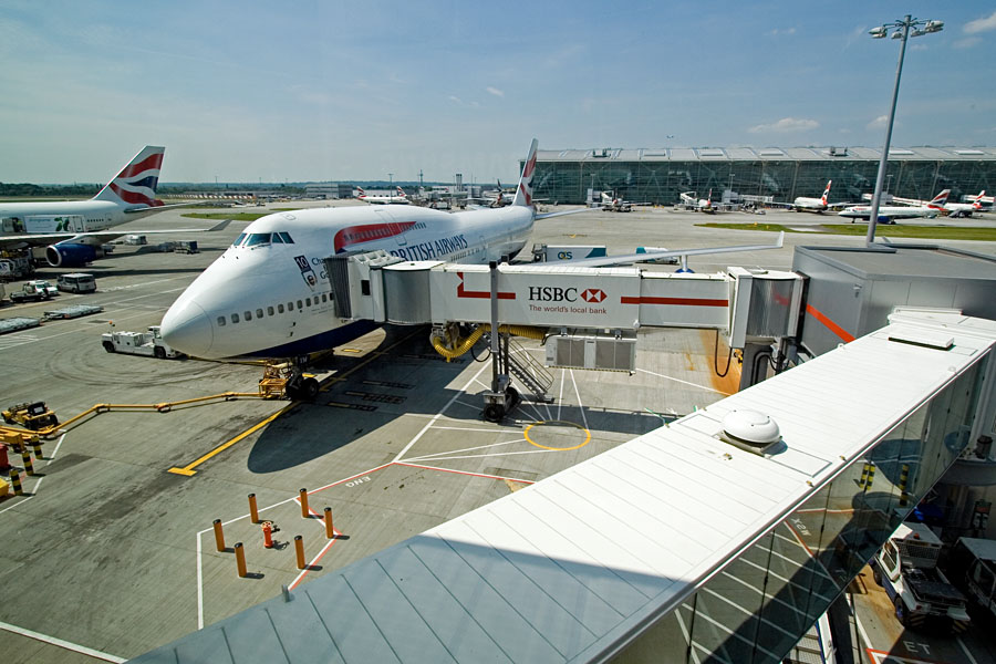 British Airways airplanes