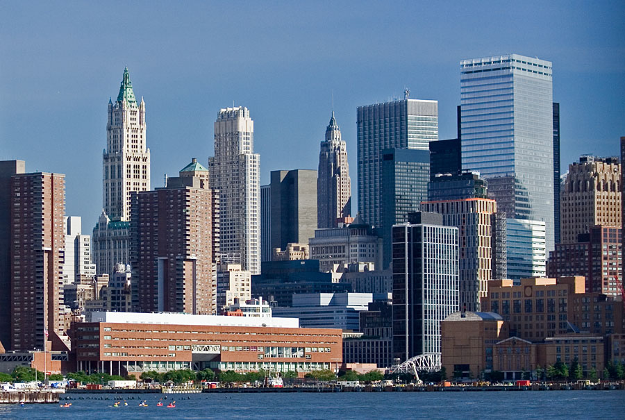 Skyscrapers in lower Manhattan