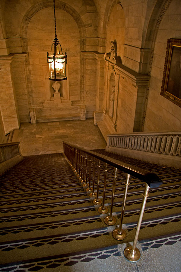Stairs at the New York public library