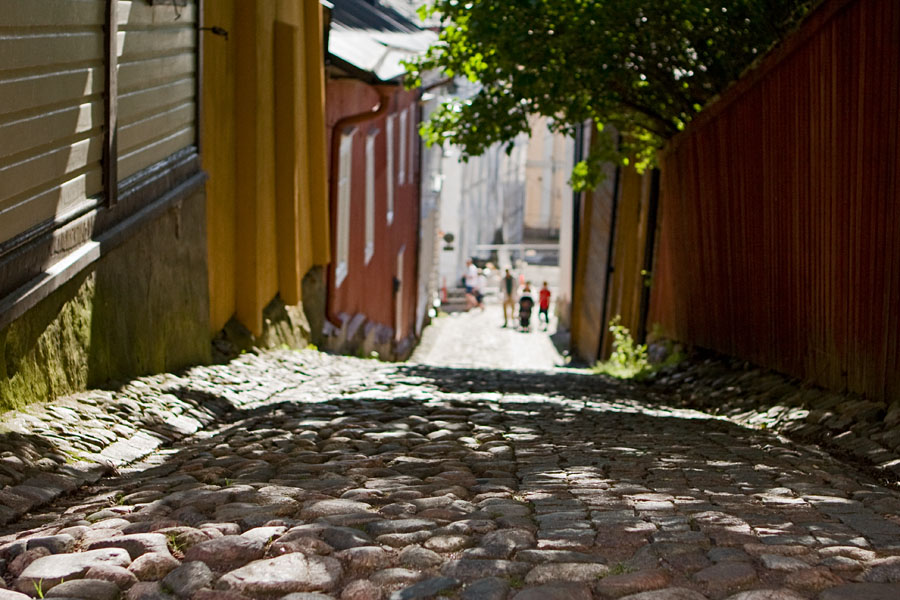 Ralinginkuja Porvoon vanhassakaupungissa