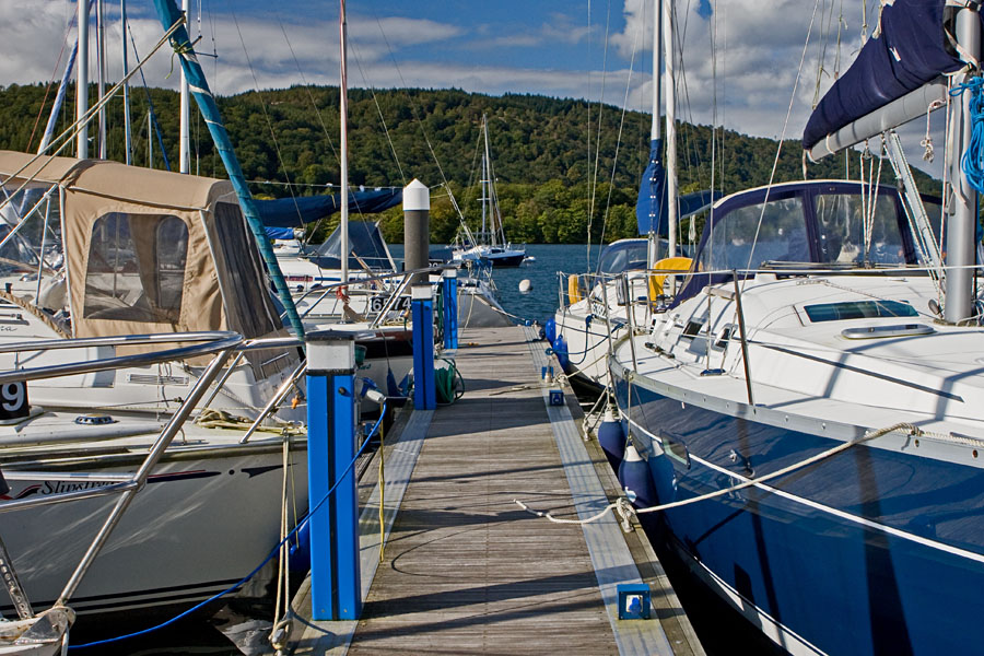 A marina at Lake Windermeere