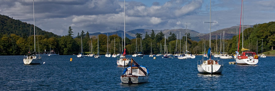 Sailboats at Lake Windermeere