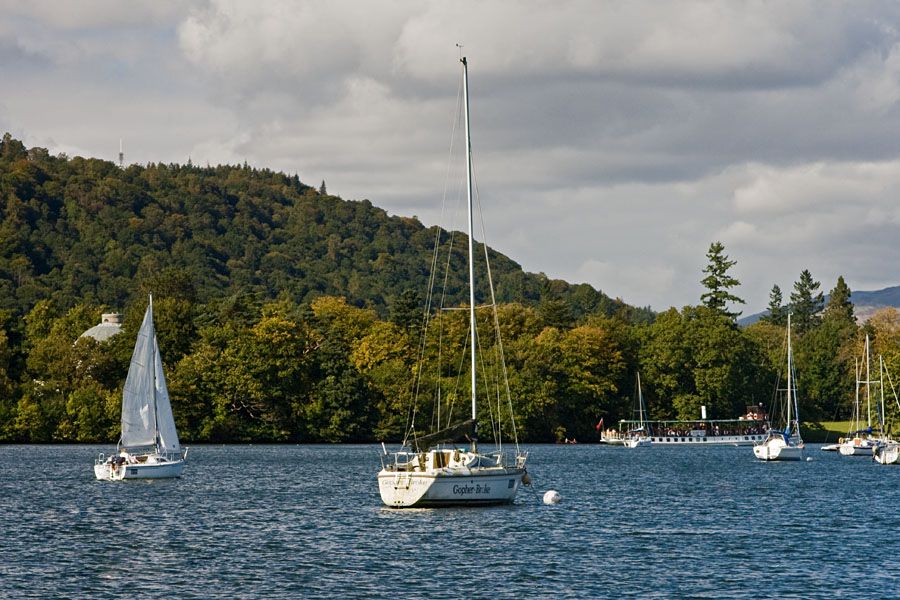 Sailboats at Lake Windermeere