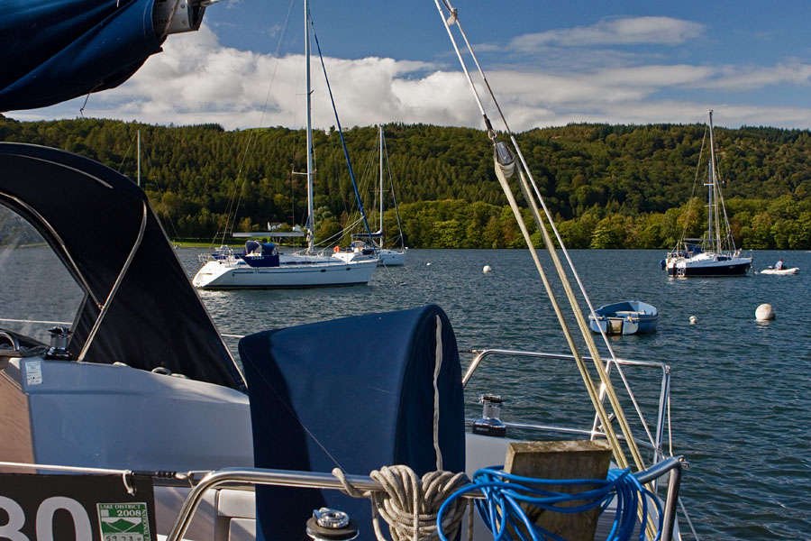 Sailboats at Lake Windermeere