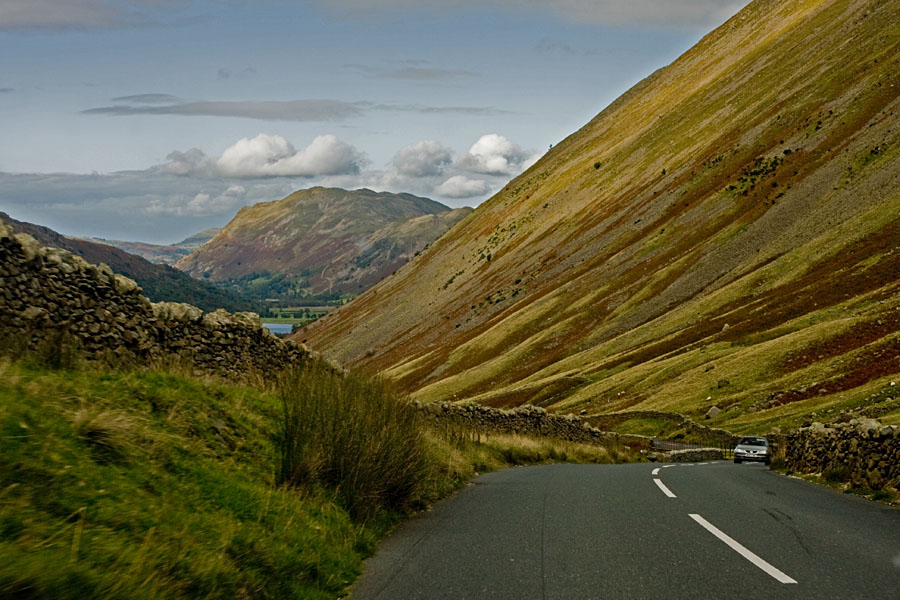 A road at Lake District