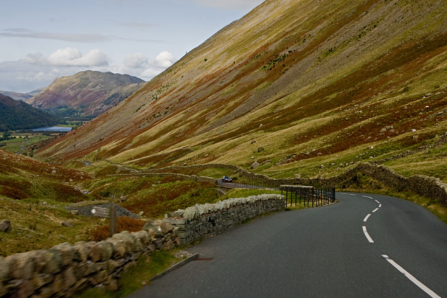 A road at Lake District