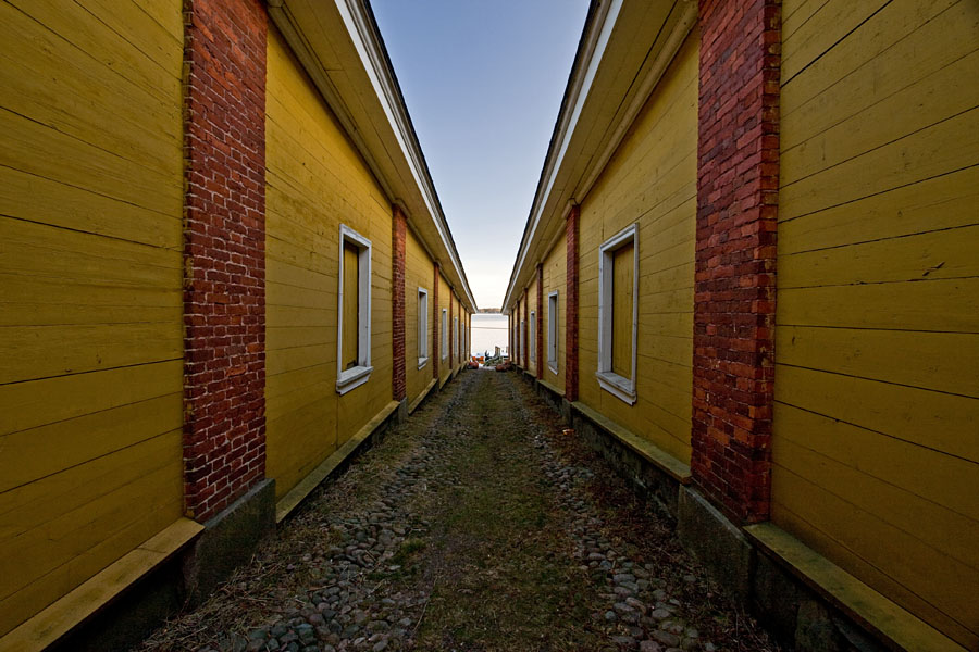 Two boathouses