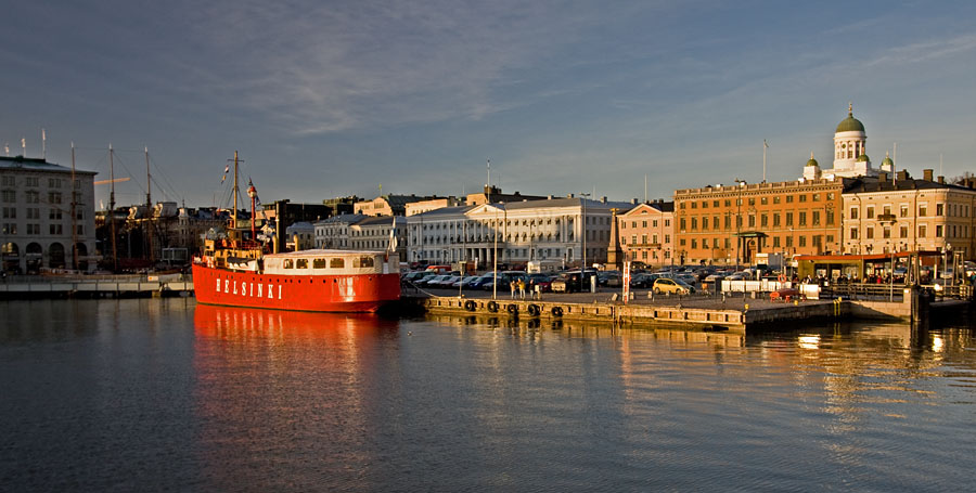 Lightship Helsinki at the Market square