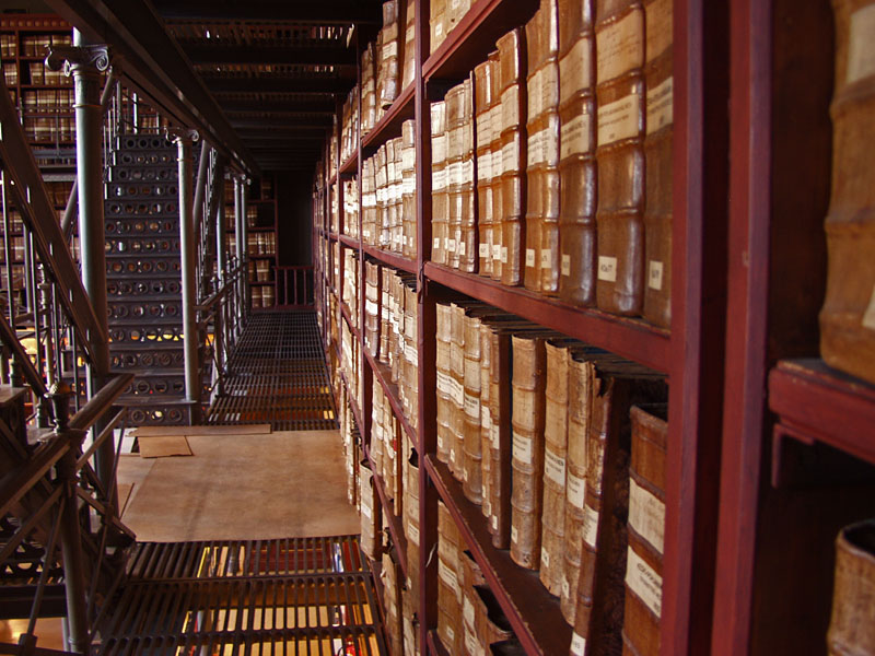 Church register books at the National archives