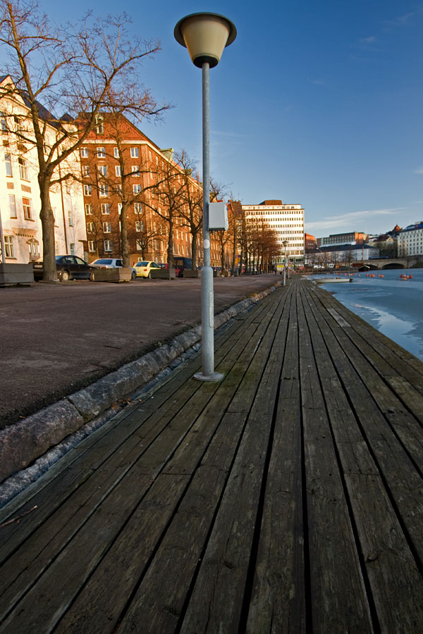 The jetty at Pitknsillanranta