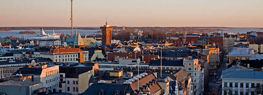 Etelist Helsinki panoraamassa