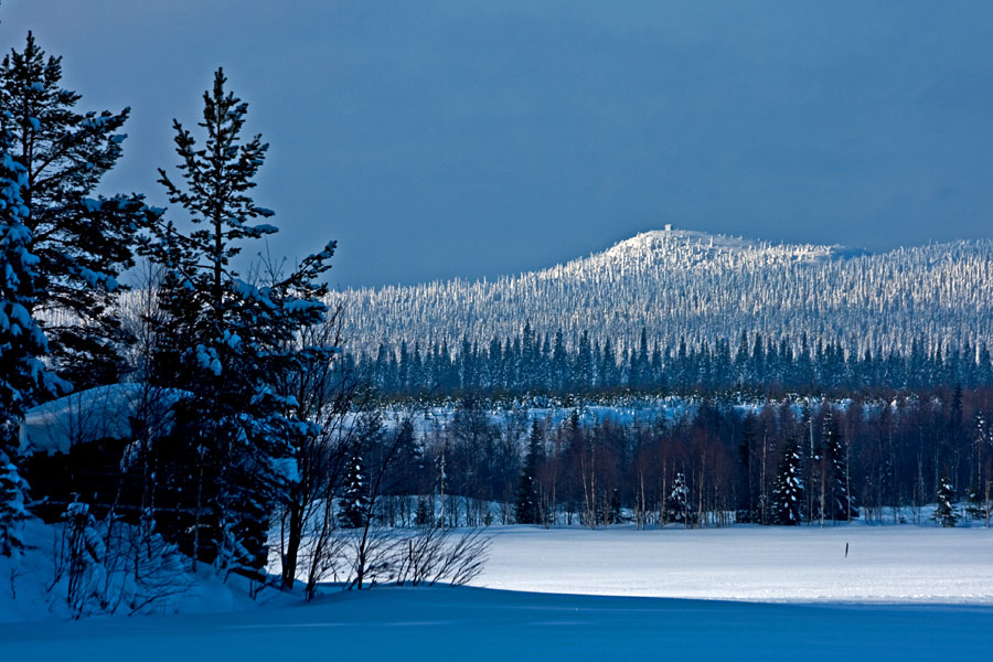 Valtavaara seen from Virkkula village